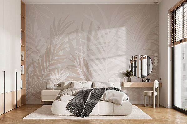 White and brown leaves