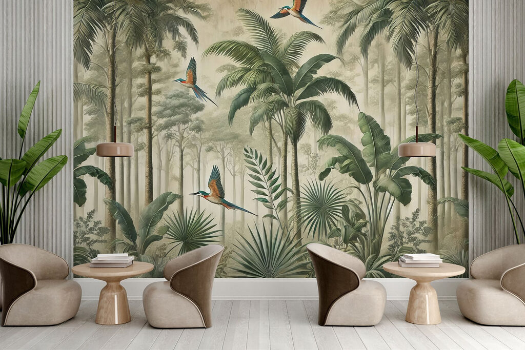 Ein Strand mit Wellen, die auf den Sand schlagen Ein Strand mit Wellen, die auf den Sand schlagen