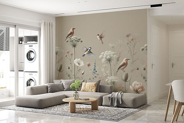 Vögel auf Blumen und Pflanzen Vögel auf Blumen und Pflanzen