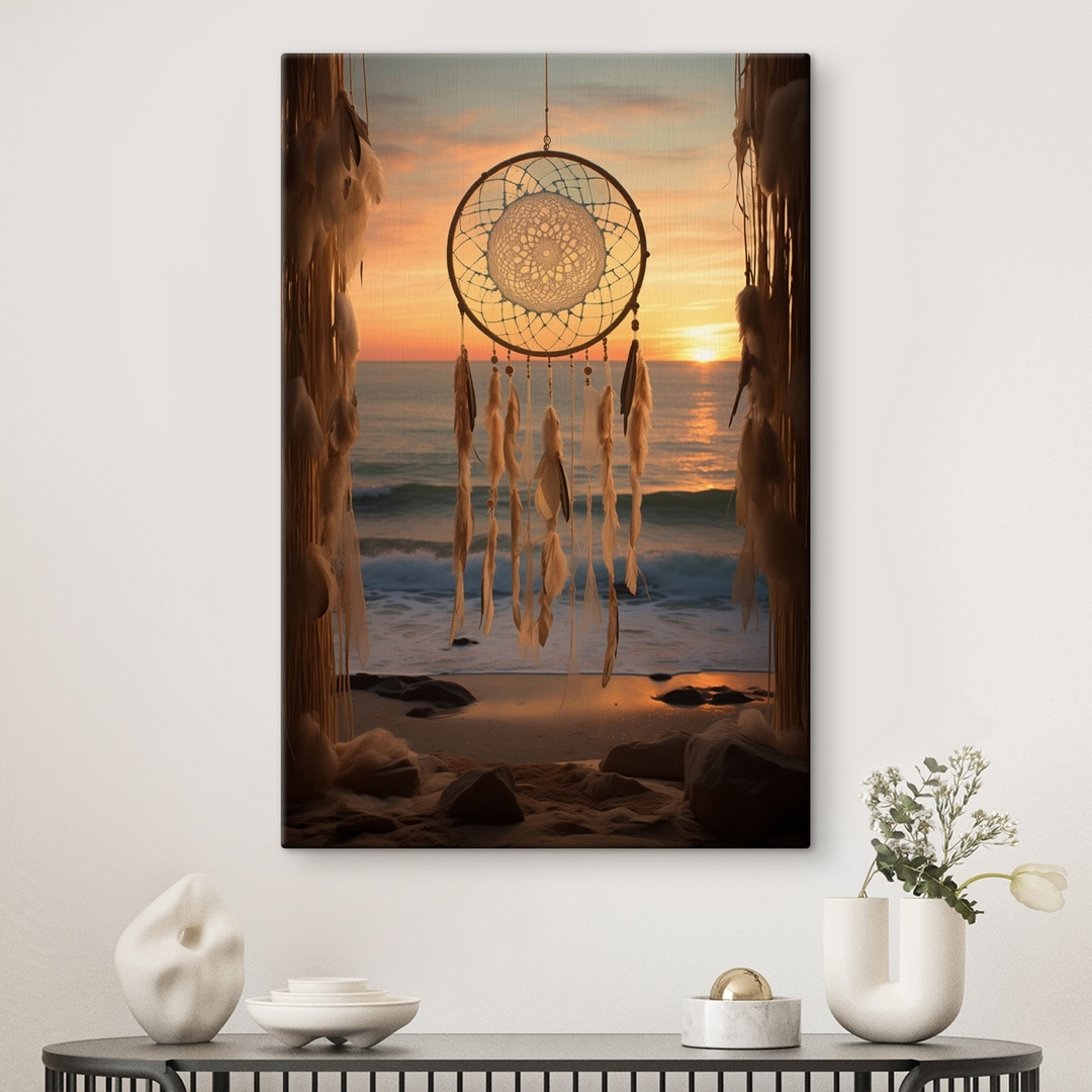 Dream catcher from a doorway