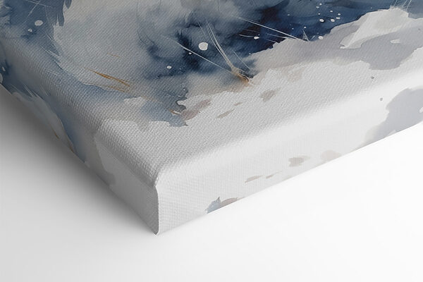 Aquarell eines im Schnee liegenden Fuchses Aquarell eines im Schnee liegenden Fuchses
