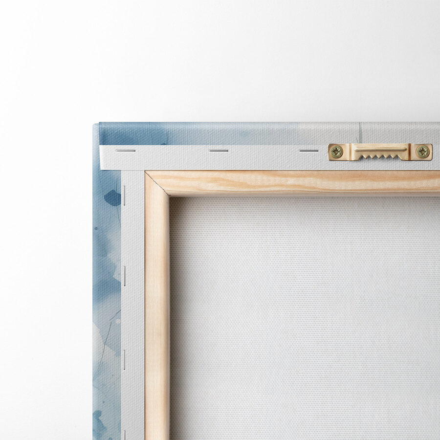 Aquarell eines Weihnachtsbaums mit Geschenken