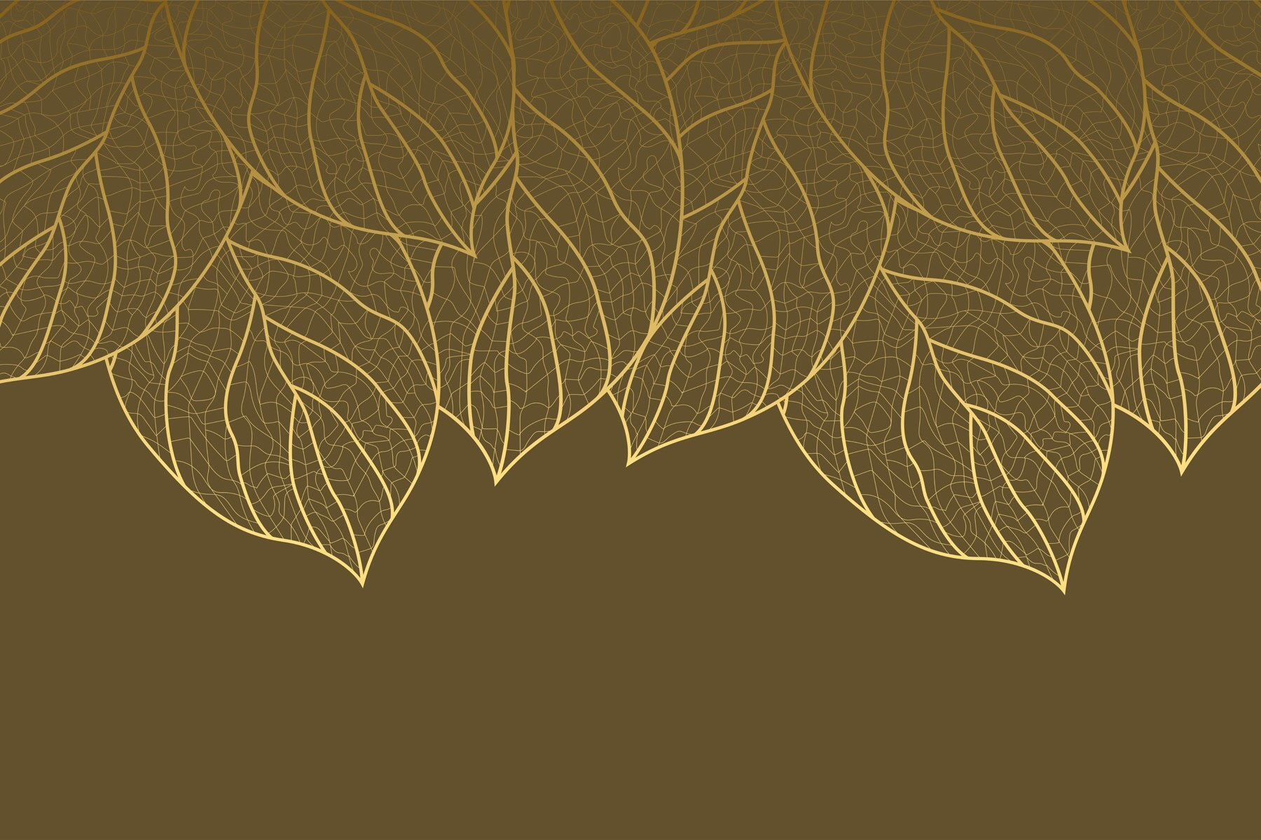 Elegant leaf patterns on a muted background