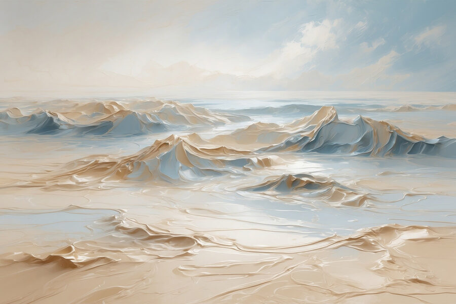 Landschaft einer Wüste