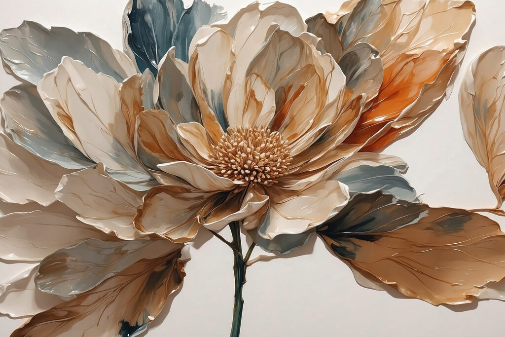 Elegant floral arrangement in soft hues Elegant floral arrangement in soft hues