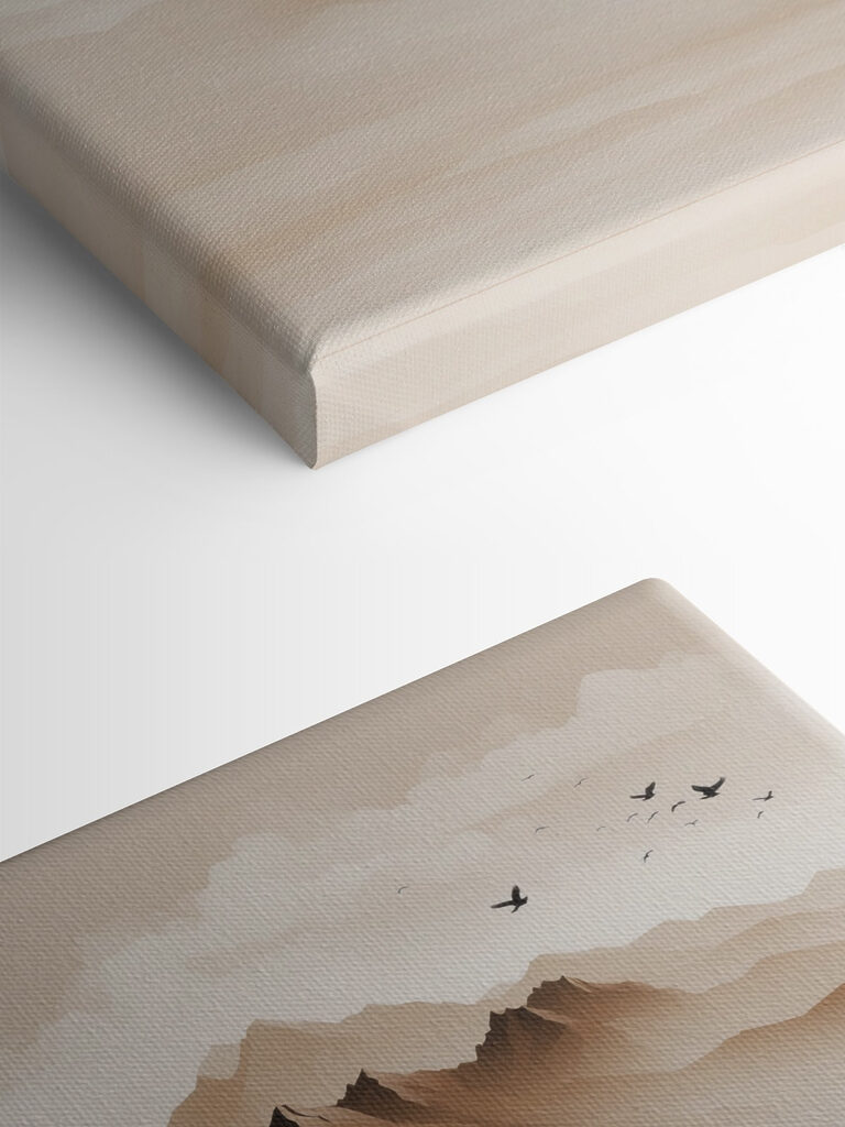 Bird on a mountain top