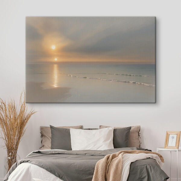 Sonnenuntergang über einem Strand Sonnenuntergang über einem Strand