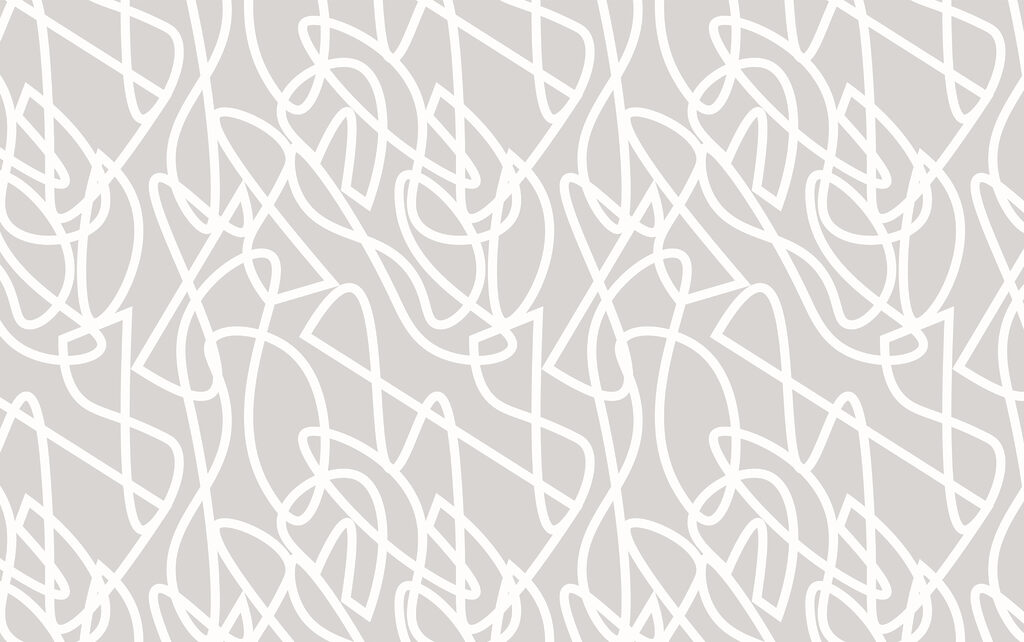 Weiße Linien auf grauem Hintergrund Weiße Linien auf grauem Hintergrund