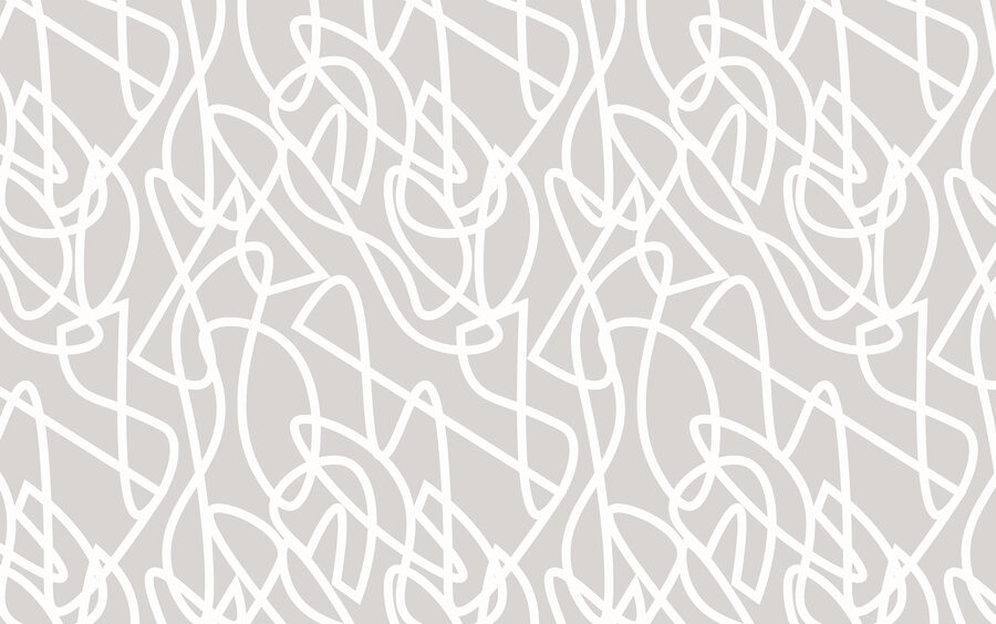 Weiße Linien auf grauem Hintergrund