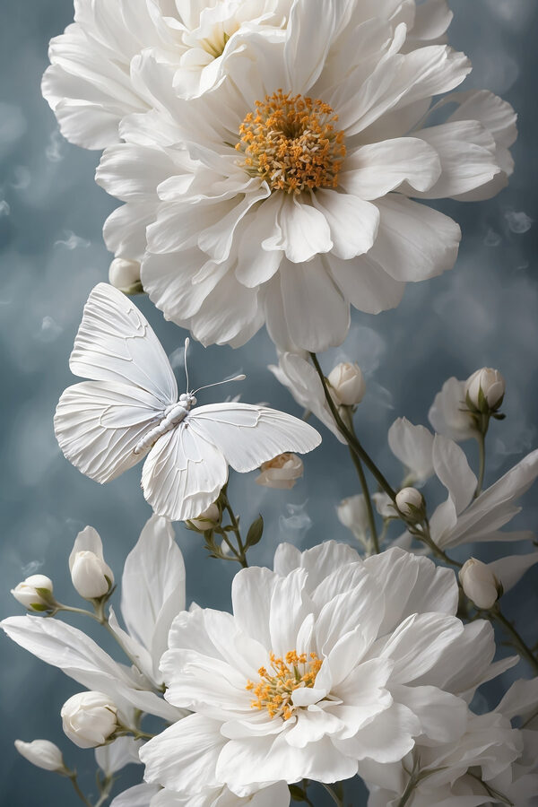 Schmetterling auf einer Blume Schmetterling auf einer Blume