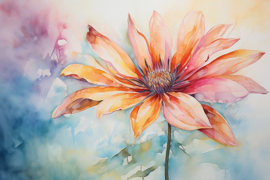 Gemälde einer Blume