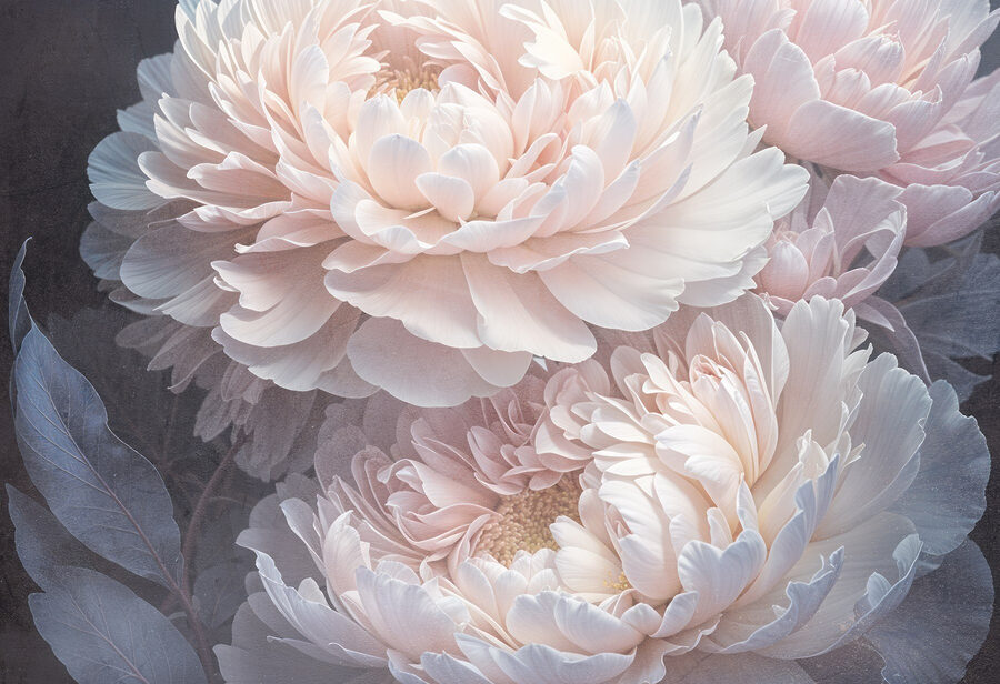 Gruppe von weißen Blumen