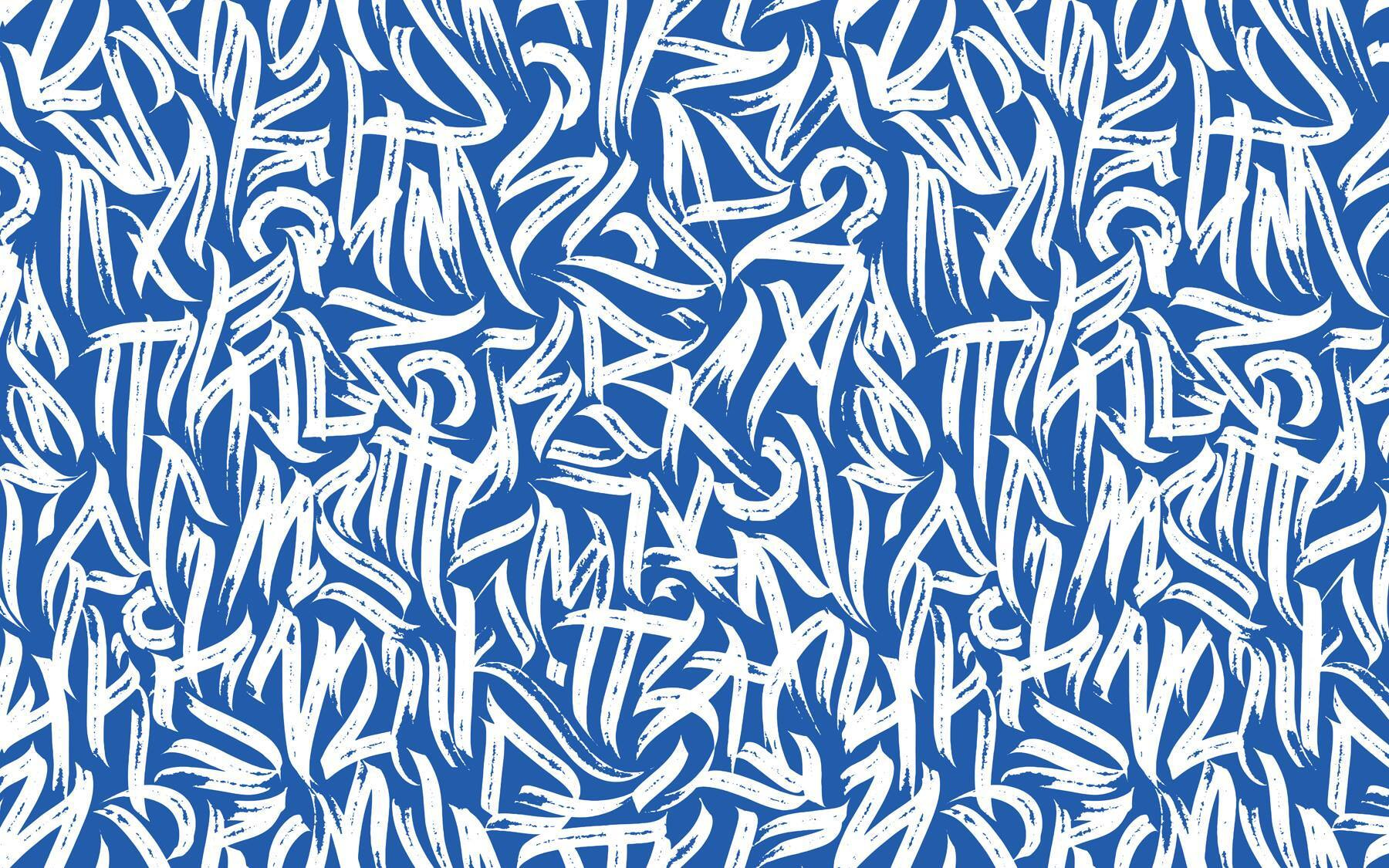 Blue and white pattern Blue and white pattern