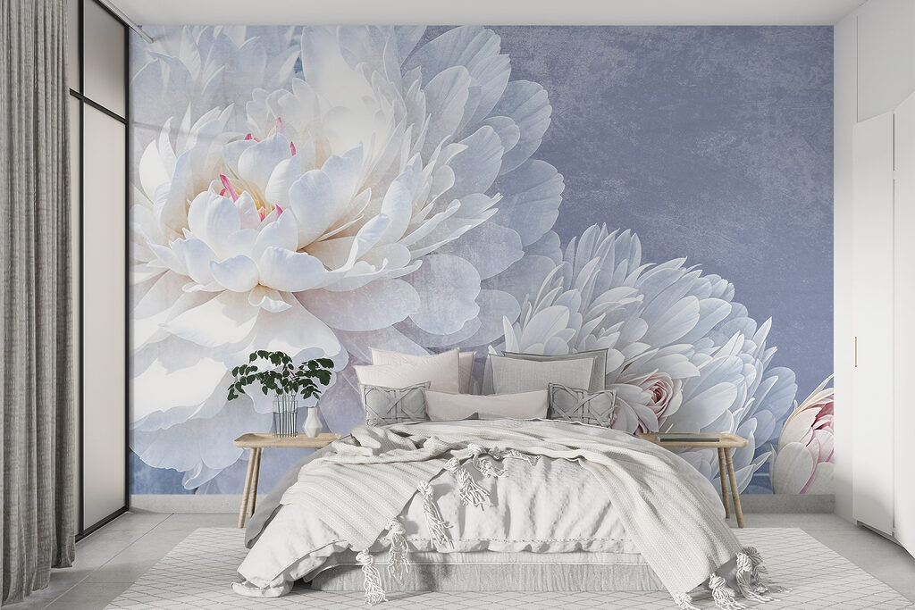 Delicate blooms in soft colors