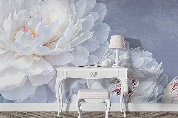 Delicate blooms in soft colors