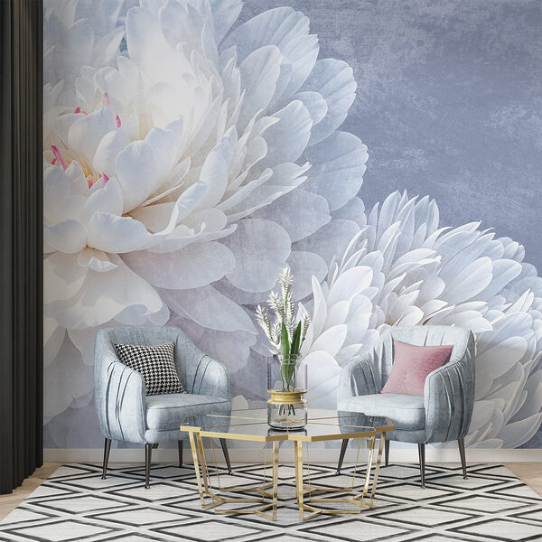 Delicate blooms in soft colors