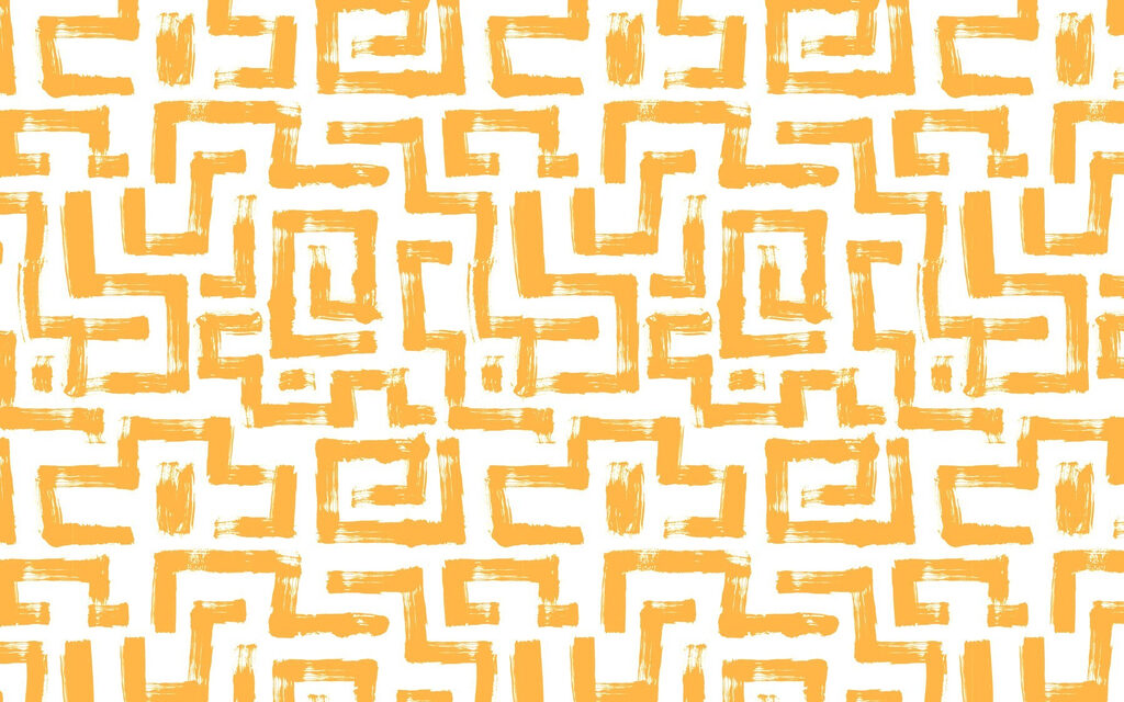 Muster aus orangefarbenen Linien Muster aus orangefarbenen Linien