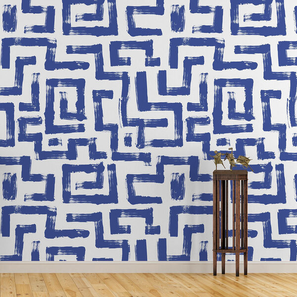 Muster der blauen Linien Muster der blauen Linien