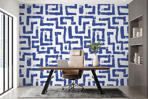 Muster der blauen Linien Muster der blauen Linien