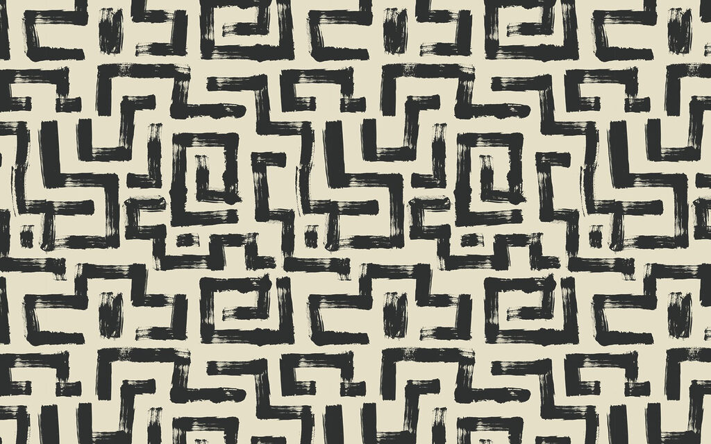 Muster aus schwarzen Linien Muster aus schwarzen Linien