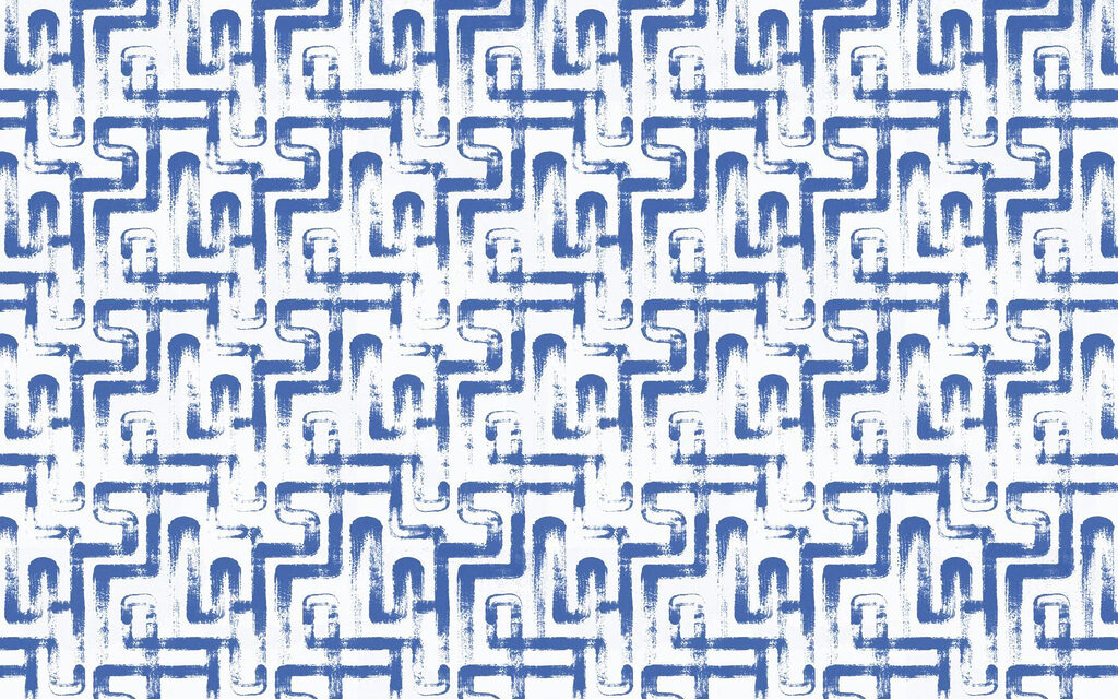 Blue and white pattern