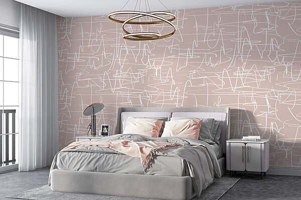 Weiße Linien auf rosa Hintergrund Weiße Linien auf rosa Hintergrund