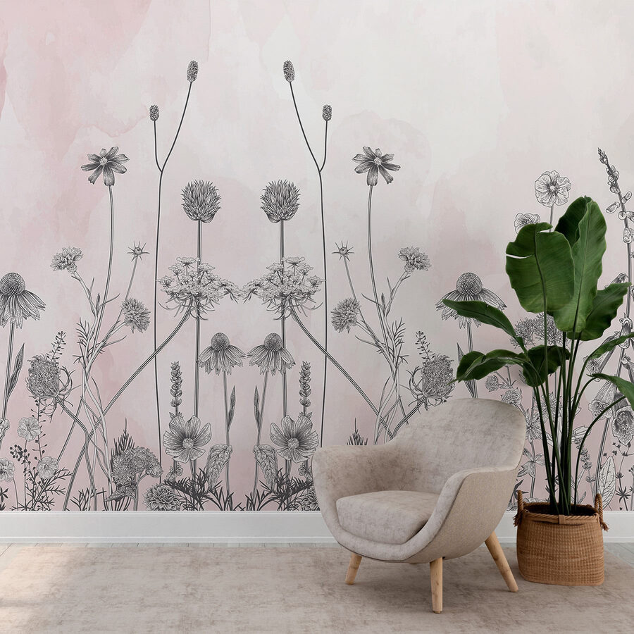 Zeichnung von Blumen und Pflanzen Zeichnung von Blumen und Pflanzen
