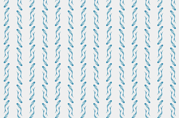 Muster eines blauen Fisches Muster eines blauen Fisches