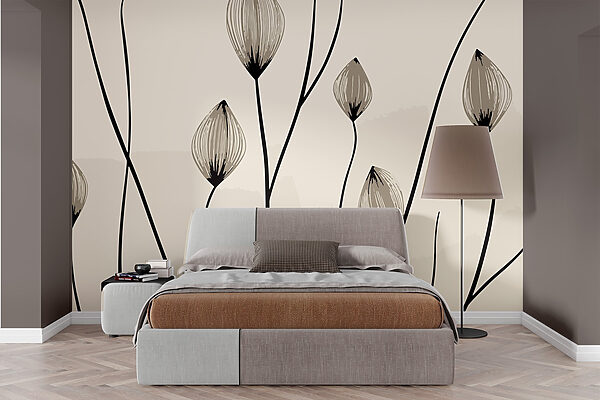 – Elegante Linien mit zarten Blüten – Elegante Linien mit zarten Blüten