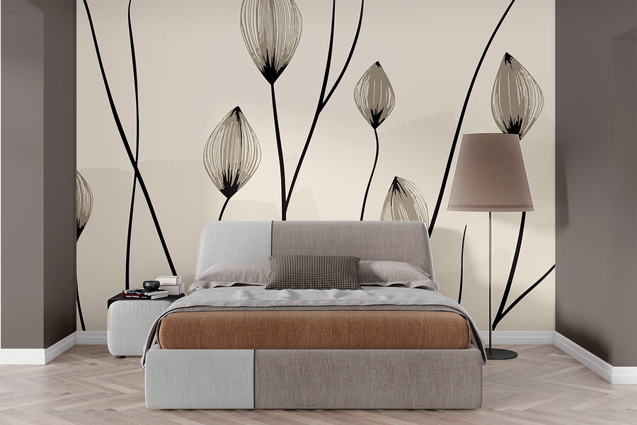 – Elegante Linien mit zarten Blüten – Elegante Linien mit zarten Blüten