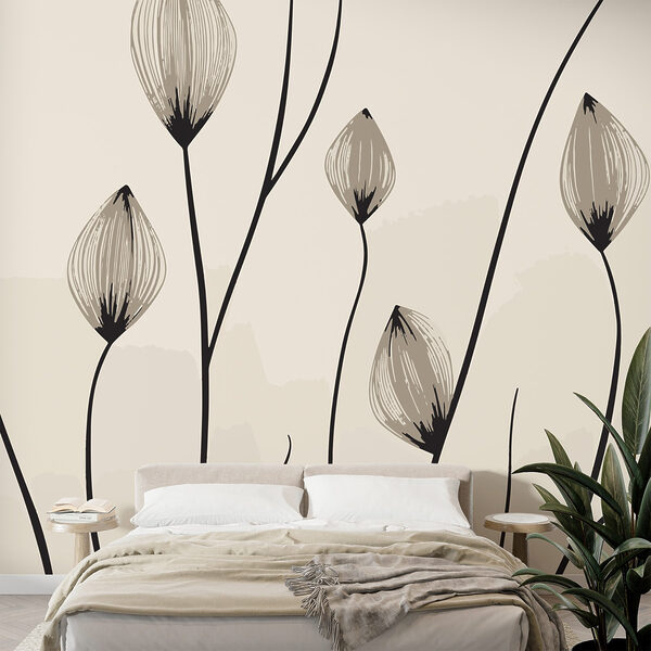 – Elegante Linien mit zarten Blüten – Elegante Linien mit zarten Blüten
