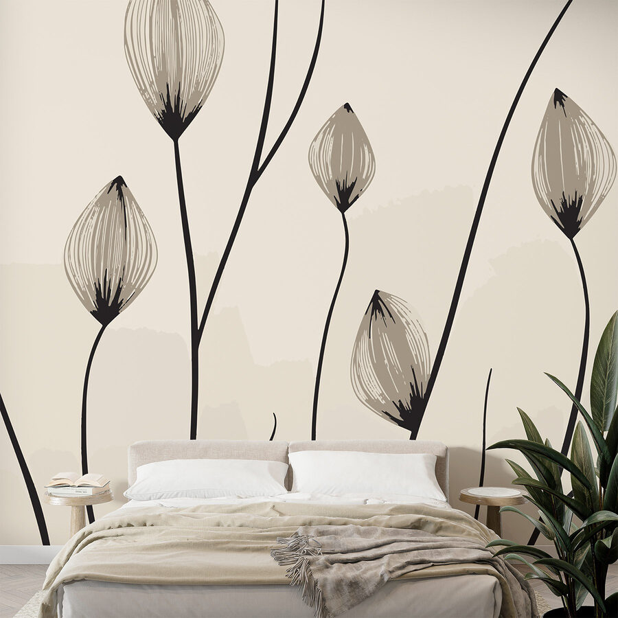 – Elegante Linien mit zarten Blüten – Elegante Linien mit zarten Blüten