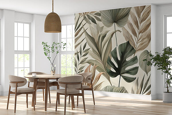 Tapete mit Blättern w02082pik1r 600x400 - Tapete mit Blättern