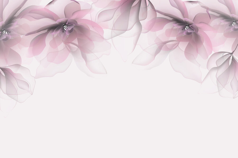 Gruppe von rosa Blumen