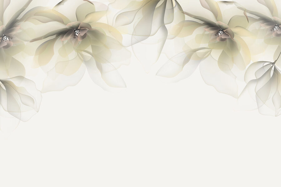 Weiße und beigefarbene Blumen