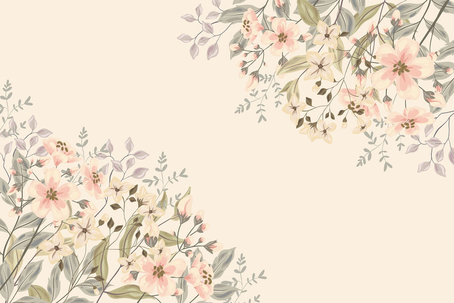 Florales Muster mit Blumen Florales Muster mit Blumen