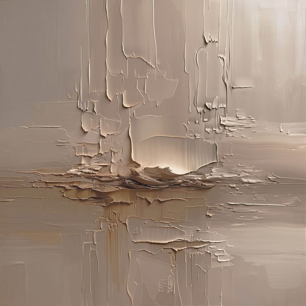 Abstract textures in soft hues