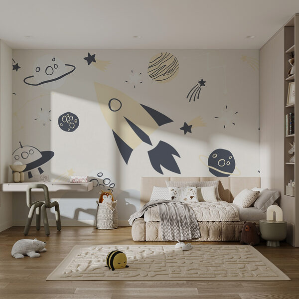 Raketen und Planeten im Weltraum Raketen und Planeten im Weltraum