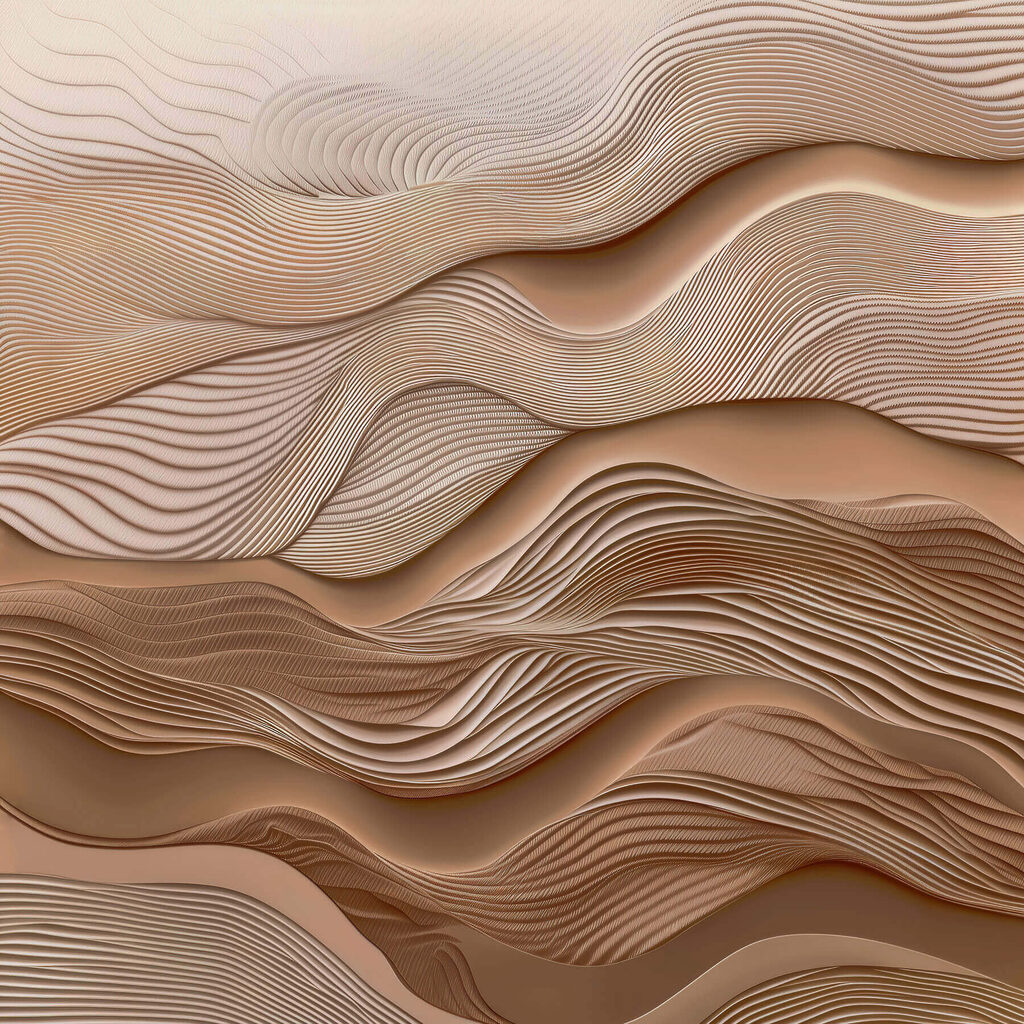 Soft waves of textured design