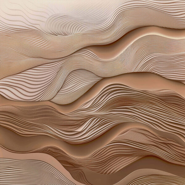 Soft waves of textured design