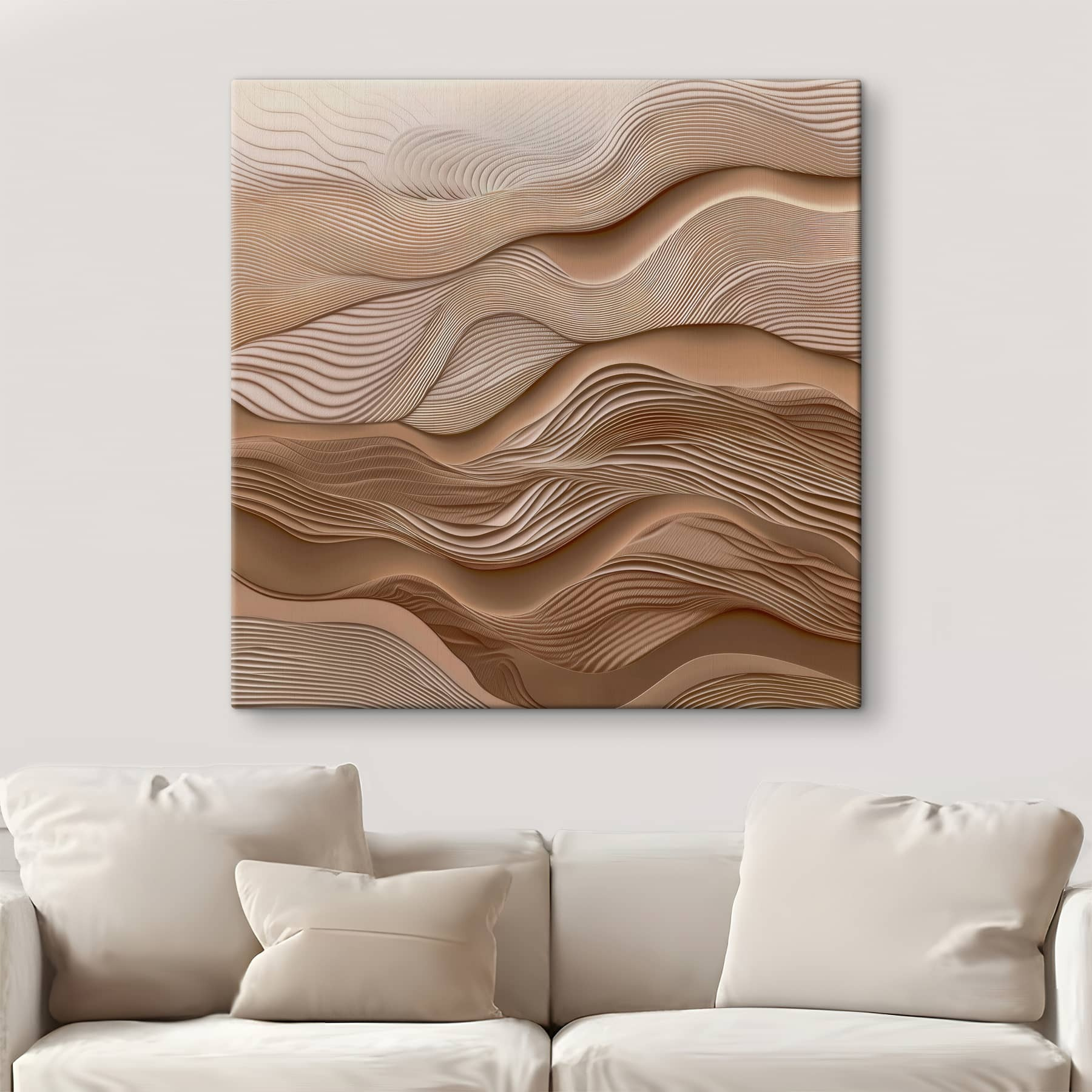 Soft waves of textured design