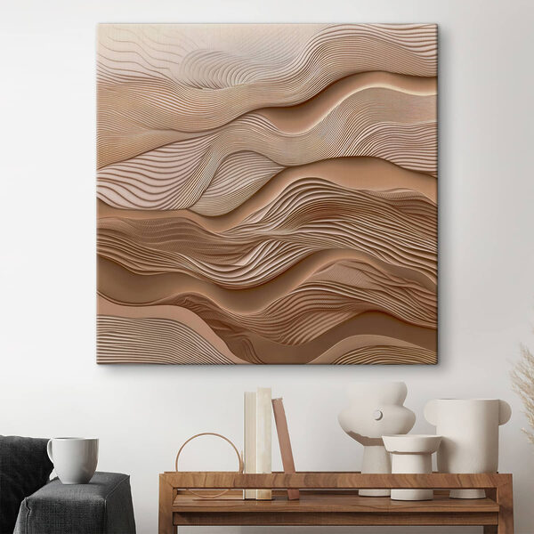 Soft waves of textured design