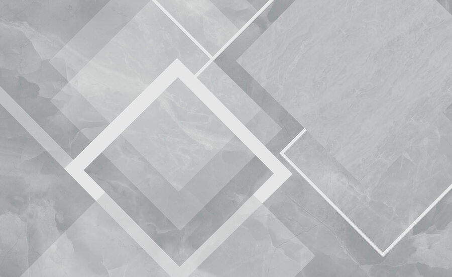 Grauer und weißer Hintergrund mit weißen Quadraten