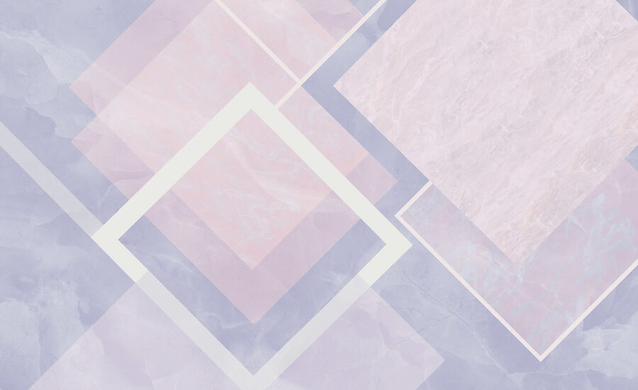 Abstraktes geometrisches Design in Pastellfarben