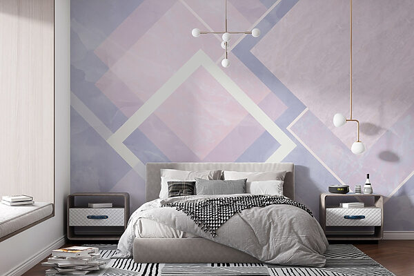 Abstraktes geometrisches Design in Pastellfarben Abstraktes geometrisches Design in Pastellfarben