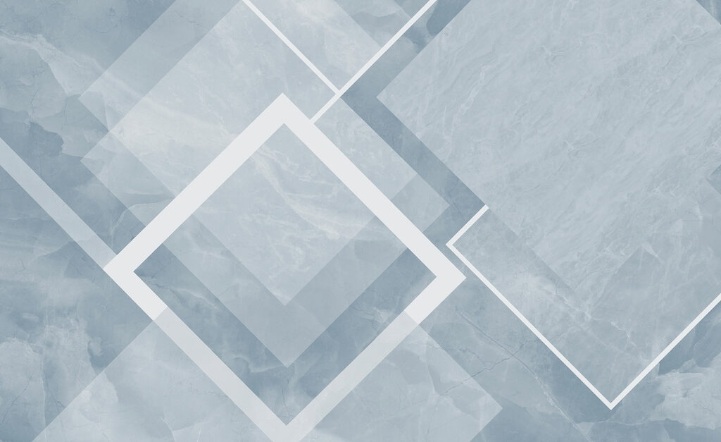 Blauer und weißer Hintergrund mit weißen Quadraten und Linien Blauer und weißer Hintergrund mit weißen Quadraten und Linien