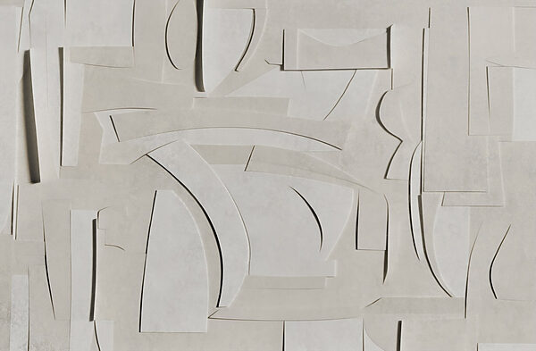 Weißes Papier in verschiedenen Formen ausgeschnitten Weißes Papier in verschiedenen Formen ausgeschnitten