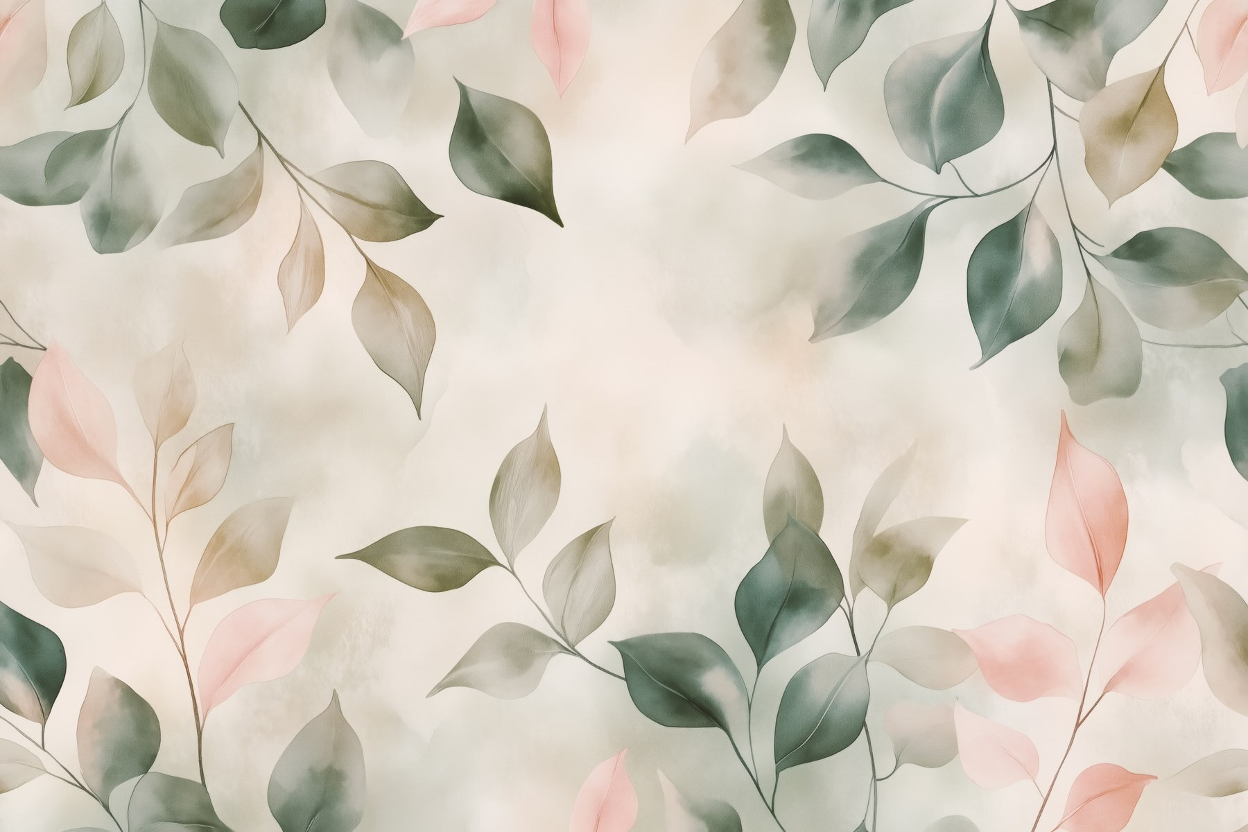 Serene foliage in soft hues