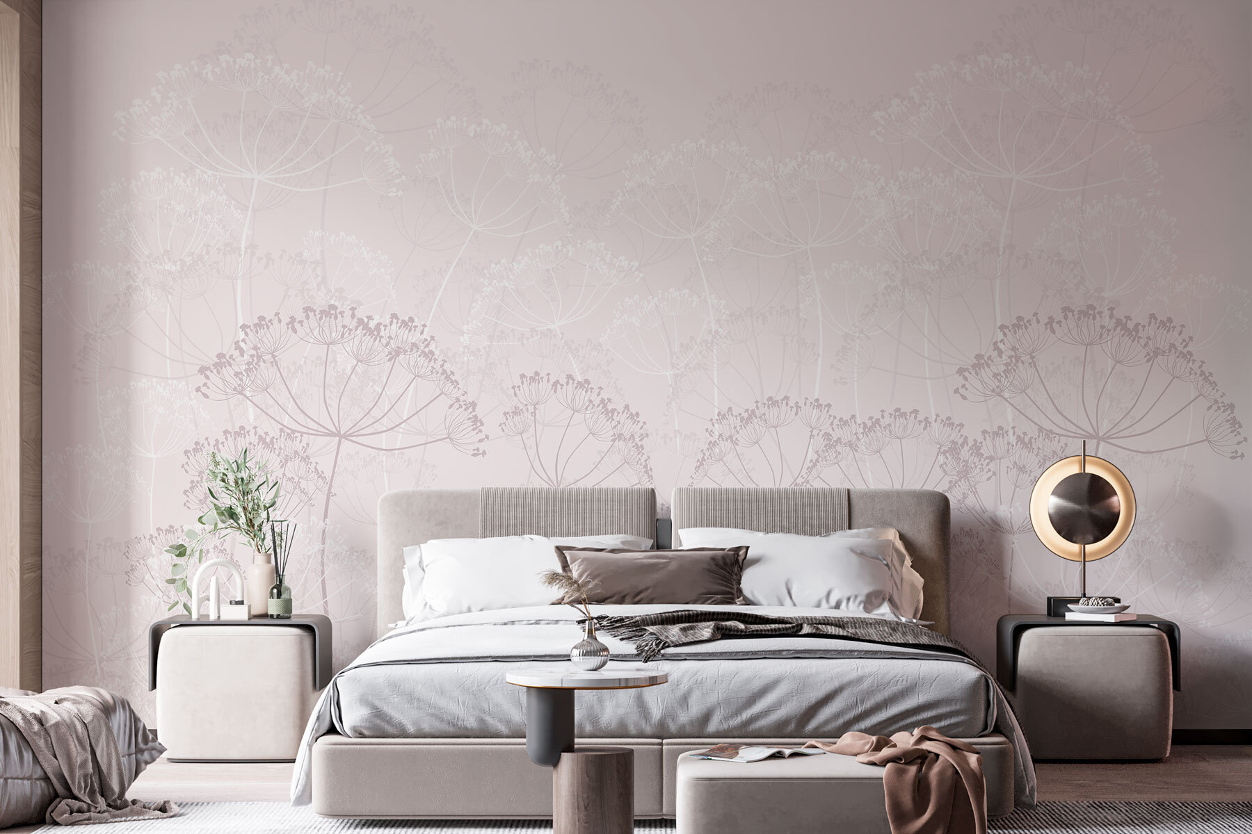 Delicate blooms in gentle hues