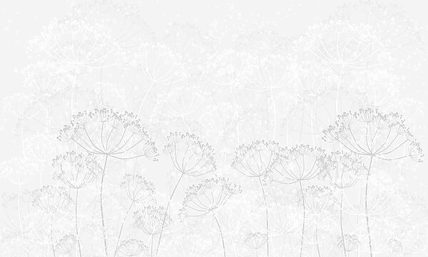 Weißer Hintergrund mit Blumen Weißer Hintergrund mit Blumen